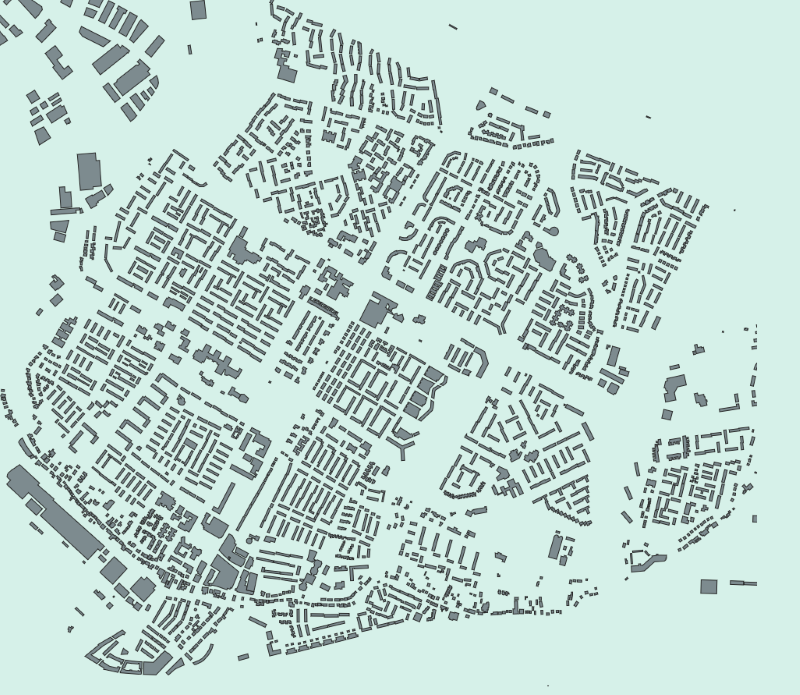 Interactieve versie alle gebouwen in Nederland, met dank aan PDOK